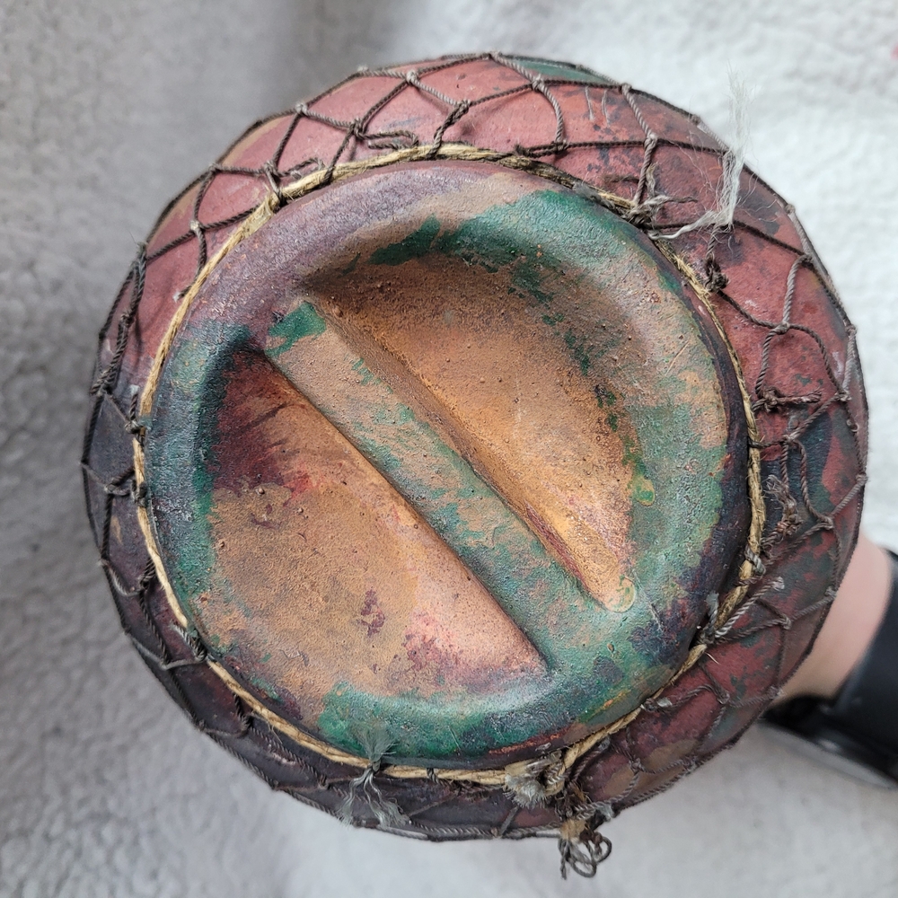 Rustic Multicolor Decorative Vase - Picture 5 of 7